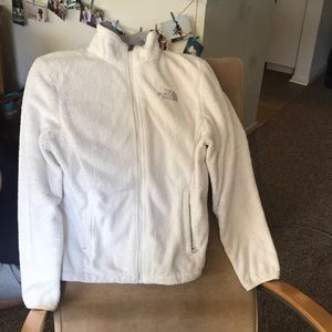 White north face fleece